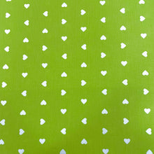 Carica l&#39;immagine nel visualizzatore di Gallery, Tessuto Cotone - &quot;Art Love&quot; Verde
