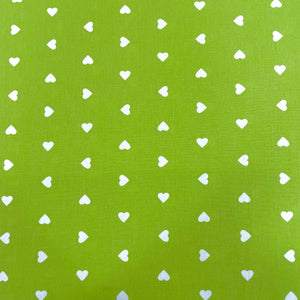 Tessuto Cotone - "Art Love" Verde