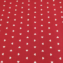 Carica l&#39;immagine nel visualizzatore di Gallery, Tessuto Cotone - &quot;Art Love&quot; Rosso

