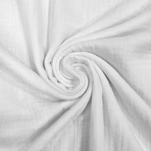 Carica l&#39;immagine nel visualizzatore di Gallery, Tessuto Tripla Mussola - Bianco
