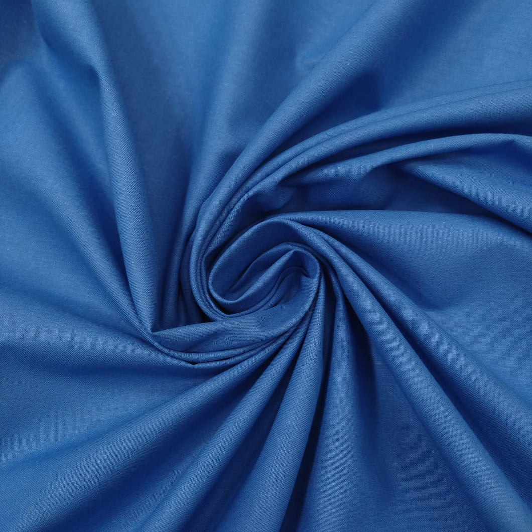 Tessuto Cotone - Blu Gallico