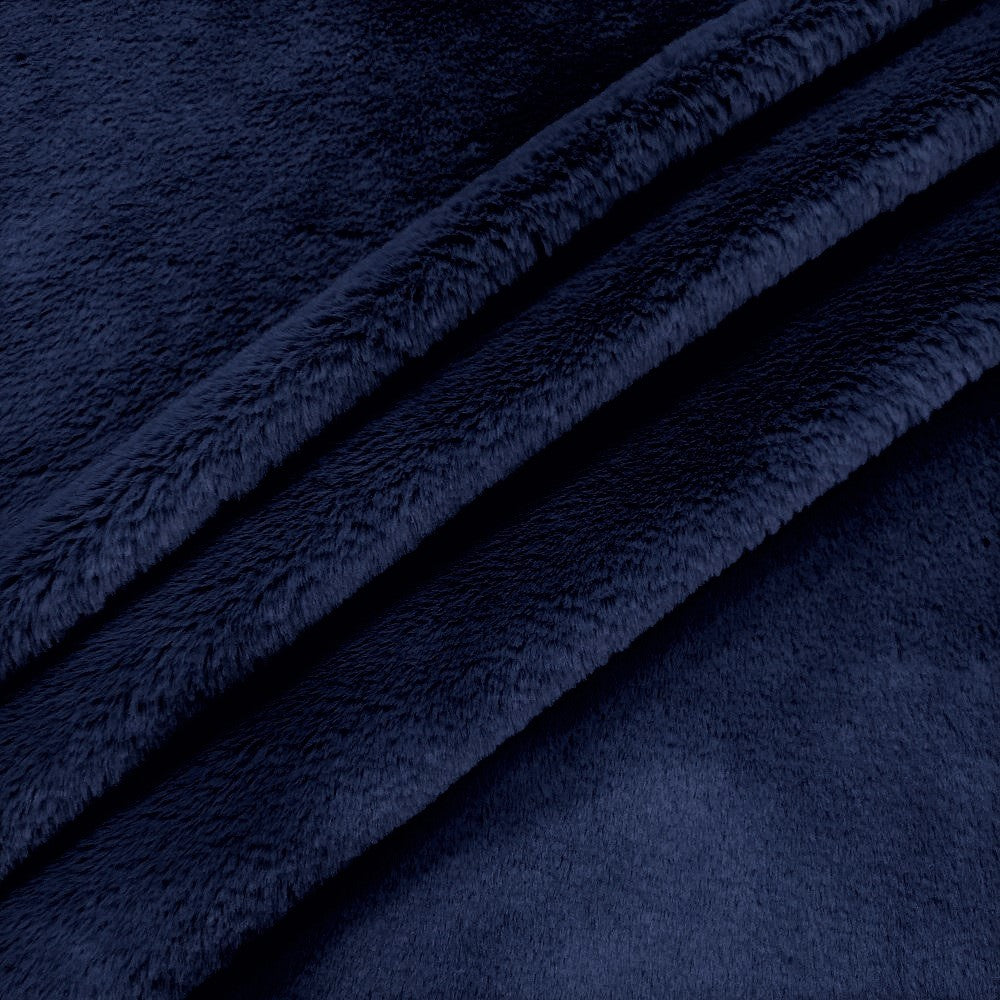 Tessuto Ecopelliccia - Blu Notte