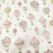 Carica l&#39;immagine nel visualizzatore di Gallery, Tessuto Cotone - &quot;Hot Air Balloons&quot; Rosa
