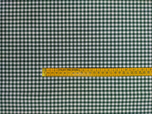 Carica l&#39;immagine nel visualizzatore di Gallery, Tessuto Canvas Tinto in Filo - Quadri 5mm - Verde inglese
