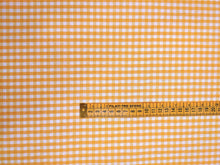 Carica l&#39;immagine nel visualizzatore di Gallery, Tessuto Canvas Tinto in Filo - Quadri 5mm - Giallo
