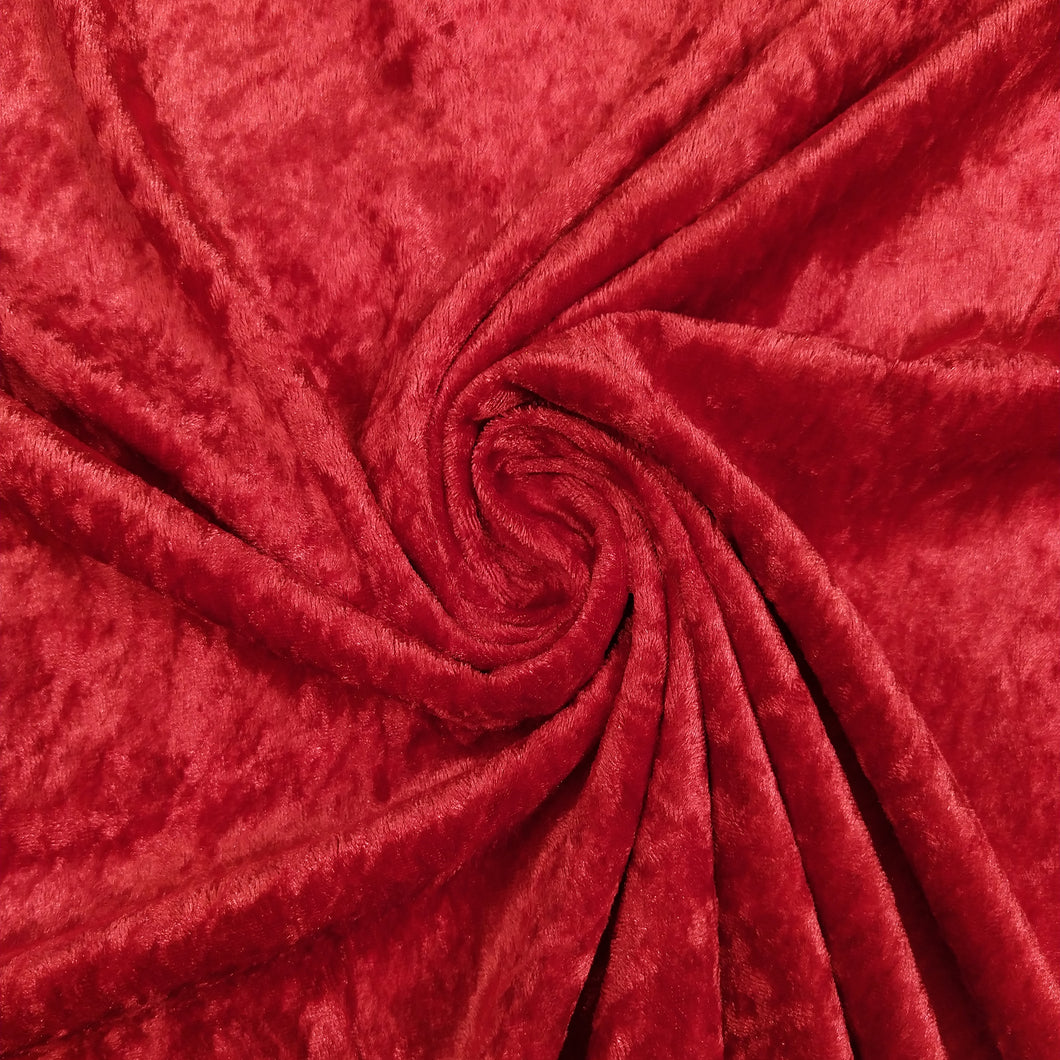 Tessuto Ciniglia - Rosso