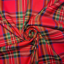 Carica l&#39;immagine nel visualizzatore di Gallery, Tessuto Tartan - Rosso
