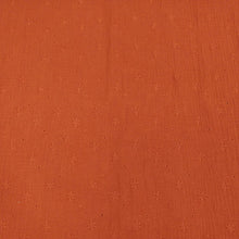 Carica l&#39;immagine nel visualizzatore di Gallery, Tessuto Mussola Ricamata - Terracotta

