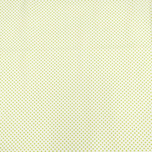 Carica l&#39;immagine nel visualizzatore di Gallery, Tessuto Cotone - &quot;Pois&quot; Verde Mela, Fondo Bianco
