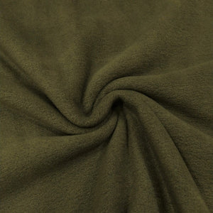 Tessuto Pile Antipilling - Verde Militare