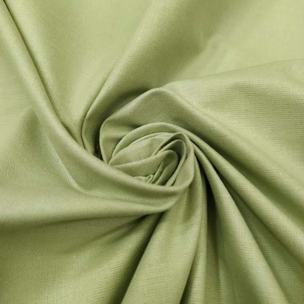 Tessuto Cotone - Verde Plain Lime