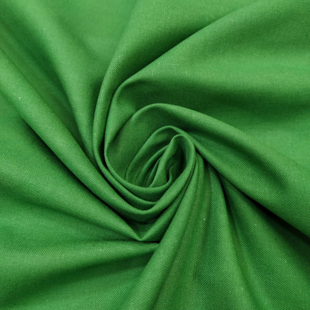Tessuto Cotone - Verde Puro