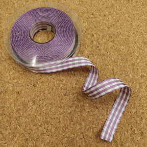 Nastro Decorativo Vichy 1,5 cm - Violetto