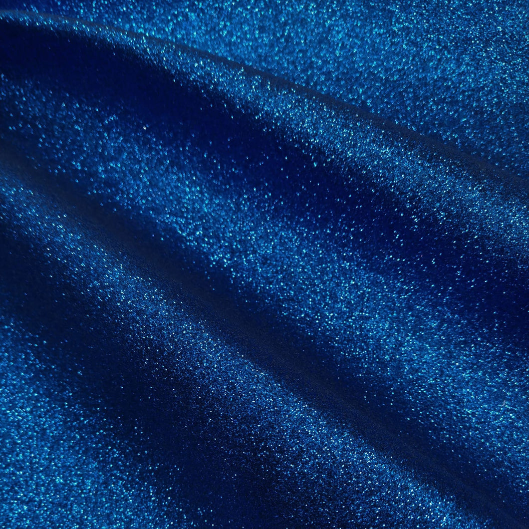 Ecopelle Glitterata - Blu