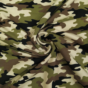 Jersey Garzato French Terry - Camouflage