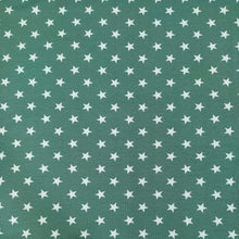 Carica l&#39;immagine nel visualizzatore di Gallery, Jersey Garzato French Terry - &quot;Stars&quot; Verde Antico

