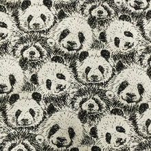 Carica l&#39;immagine nel visualizzatore di Gallery, Tessuto Panama - &quot;Panda&quot;
